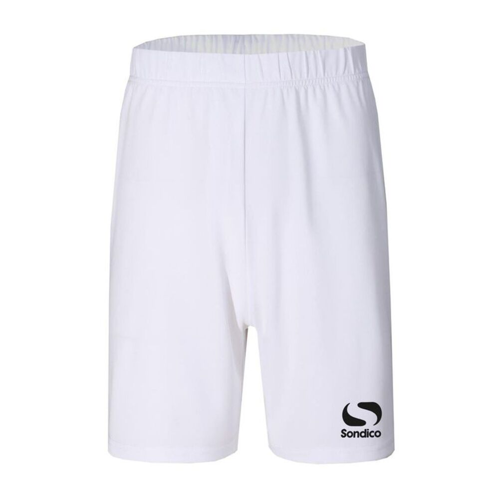 Sondico Mens Polyester Regular Football Shorts / White